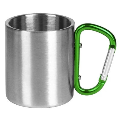 HIKE, Metalltasse, 200 ml, Grasgrün