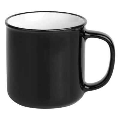 BETTY, stoneware mug, 250 ml, black