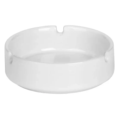CINDERELLA, stoneware ashtray, white