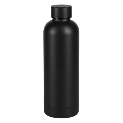 FLOW, Thermosflasche, 500 ml, Schwarz