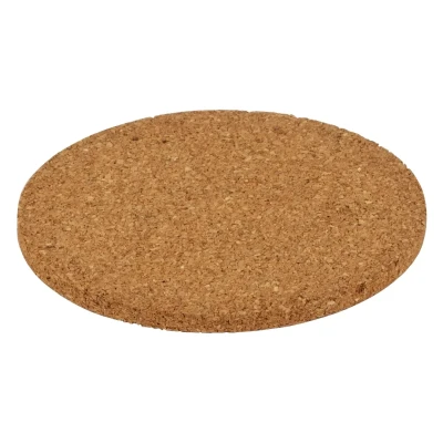 CORTEX O, cork coaster, beige