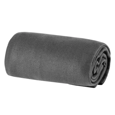 BLANKET FLAT, Fleecedecke aus Polarfleece, 180 g/m²., Dunkelgrau