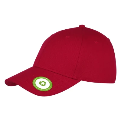 BENCH, cap, 6 panels, velcro closure, red