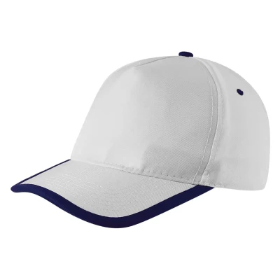 FIVE, Cap mit fünf panels, klettverschluss, Blau