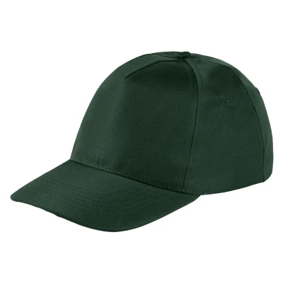 SUPER PROMO, cap, 5 panels, velcro back closure, green
