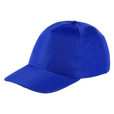 SUPER PROMO, Cap mit fünf Panels, klettverschluss, Königsblau