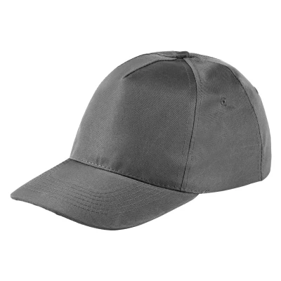 SUPER PROMO, Cap mit fünf Panels, klettverschluss, Dunkelgrau