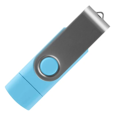 SMART C GRAY 3.0, USB-Stick, Hellblau, 32GB