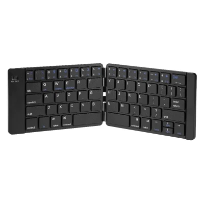 VIGOR, Tragbare faltbare Tastatur mit wiederaufladbarem Akku, Schwarz