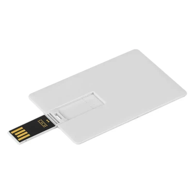 CREDIT CARD, USB-Stick, Weiss, 16GB