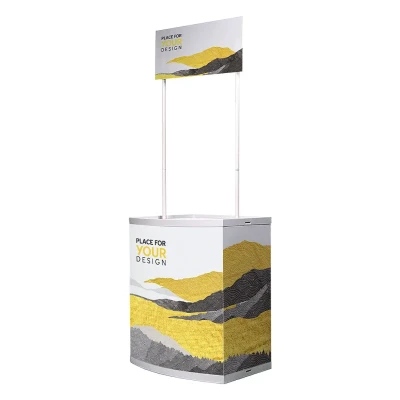 BILD, plastic promo stand, silver