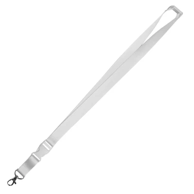 LANY 20 PRO, key lanyard, 20 mm, white