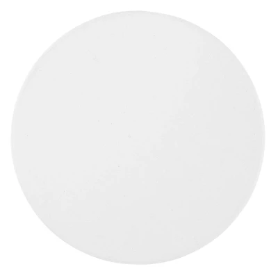 MEMO ROUND MATT, stoneware magnet, white