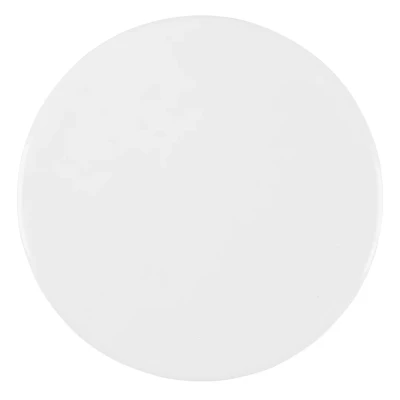 MEMO ROUND, stoneware magnet, white