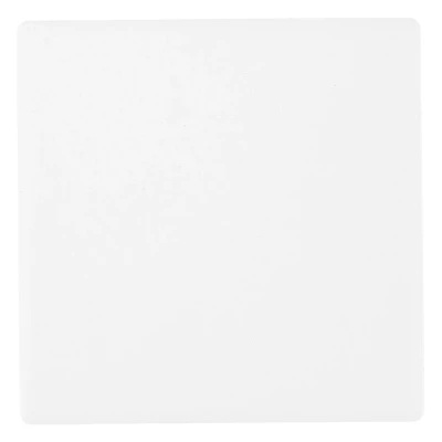 MEMO SQUARE, stoneware magnet, 7 x 7 cm, white
