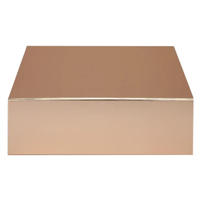CLARA, self-folding gift box with magnet, gold rose
