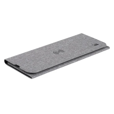 TWIST PAD, Mausmatte und kabelloses Ladegerät, 15W, Grau