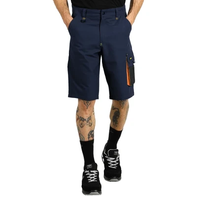 HAMMER STRETCH BERMUDA, Arbeits-Shorts mit Elasthan, Blau
