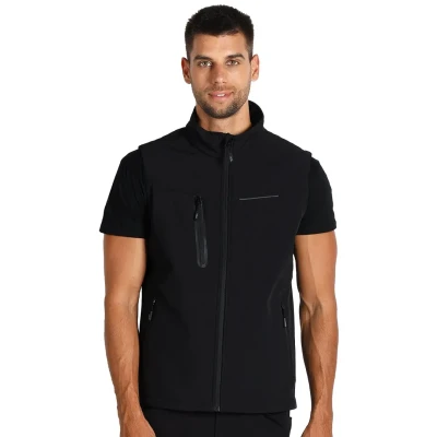 PANTHER VEST, SoftshellWeste, Schwarz