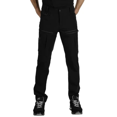 PANTHER PANTS S, Arbeitshosen mit Elasthan, Schwarz