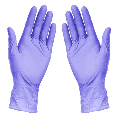 NITRILE GLOVES, Einweg-nitril-handschuhe, 100 stk, Violett