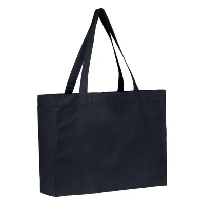 OLIVE, Tasche aus recycelter Baumwolle, 300 g/m2, Blau