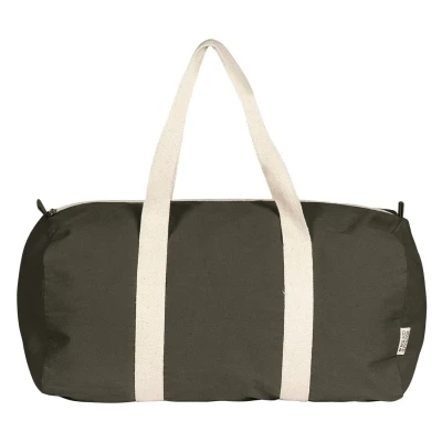 BOUNTY, Sporttasche aus recycelter Baumwolle, 320 g/m2, Olive