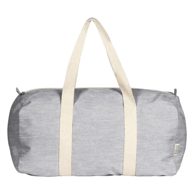 BOUNTY, Sporttasche aus recycelter Baumwolle, 320 g/m2, Asche