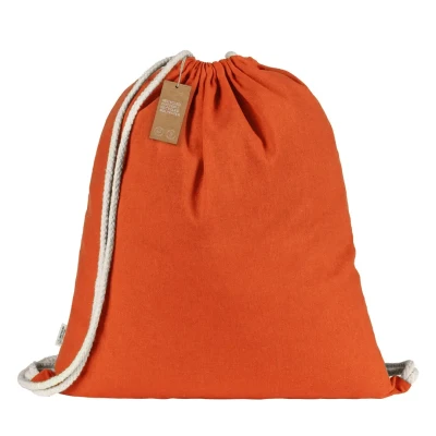 MELON RECYCLE 120, drawstring bag, 120 g/m2, orange