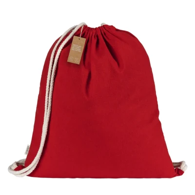 MELON RECYCLE 120, drawstring bag, 120 g/m2, red