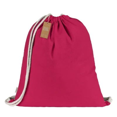 MELON RECYCLE 120, drawstring bag, 120 g/m2, pink