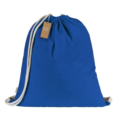 MELON RECYCLE 120, drawstring bag, 120 g/m2, royal blue