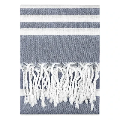 TASOS, cotton beach towel, 180 g/m2, blue