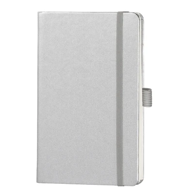 TOTO MINI, notes a6, srebrni