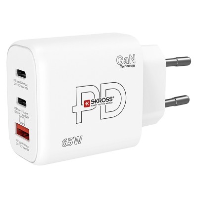 POWER CHARGER 65W PD EU, wall charger 65w, white