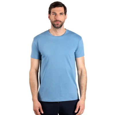 TERRA MEN, organic combed cotton t-shirt, 150 g/m2, sky blue