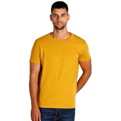 TERRA MEN, organic combed cotton t-shirt, 150 g/m2, mustard yellow