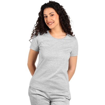 TERRA LADY, organic combed cotton t-shirt, 150 g/m2, ash