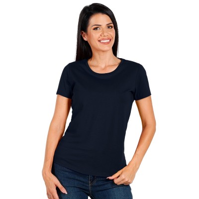 TERRA LADY, organic combed cotton t-shirt, 150 g/m2, blue