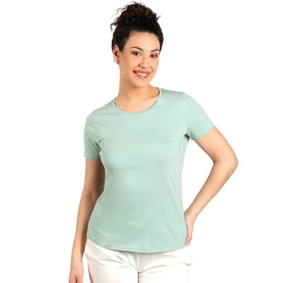 TERRA LADY, organic combed cotton t-shirt, 150 g/m2, pastel green