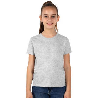 TERRA KID, children's t-shirt made of organic combed cotton, 150g/m2, ash