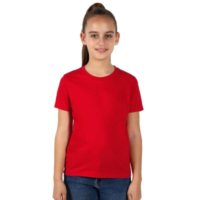TERRA KID, children's t-shirt made of organic combed cotton, 150g/m2, red