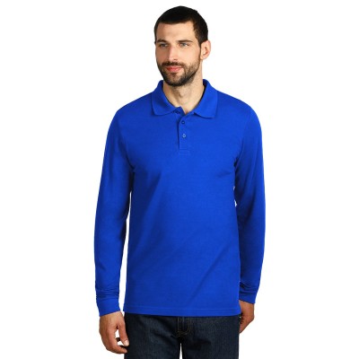 GATOR, long sleeved polo shirt, 200 g/m2, royal blue