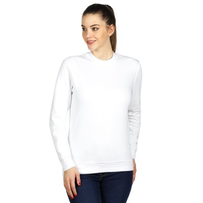 SPRING, unisex sweatshirt, round neck, white