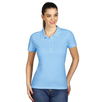SUNNY, women's polo shirt, 180 g/m2, sky blue