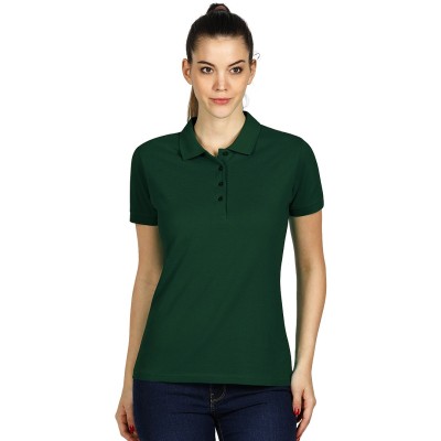 SUNNY, women's polo shirt, 180 g/m2, forest green