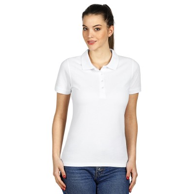 SUNNY, women's polo shirt, 180 g/m2, white