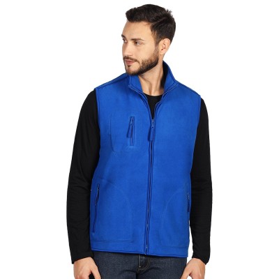 POLARIS VEST, unisex polar fleece vest, royal blue