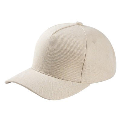 VOLLEY, cap, 5 panels, metal buckle closure, beige