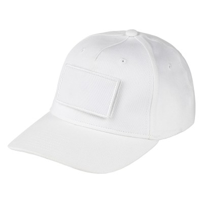 FLAG, cap, 5 panels, velcro closure, white